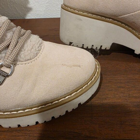 Sonoma Suede and Sheep Skin Ankle Boot Sz 9 - Picture 9 of 9